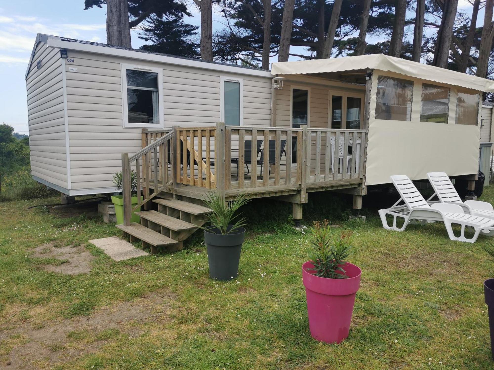 Mobilhome Vue Ocean La Costa Breizha キブロン エクステリア 写真